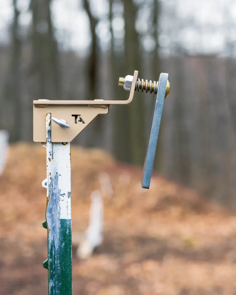 Genesis T-Post Bracket and a Postcard Gong