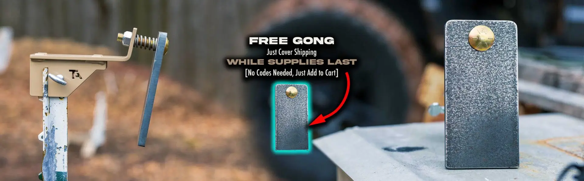 FREE AR500 Steel Gong just need to cover shipping