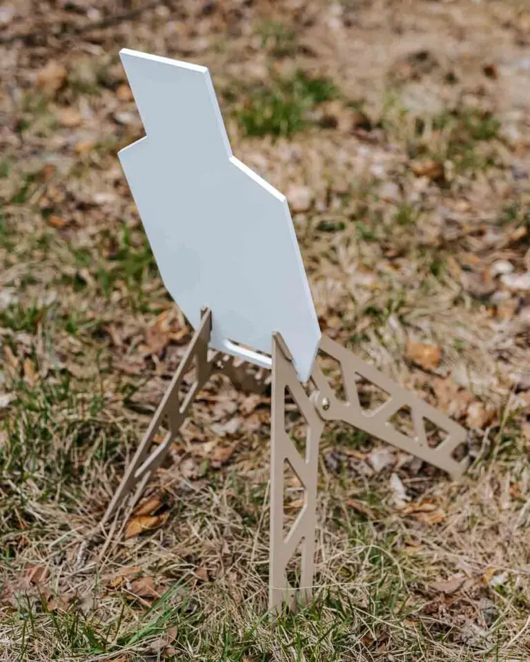 AR550 Steel Target with AR500 Steel Target Base