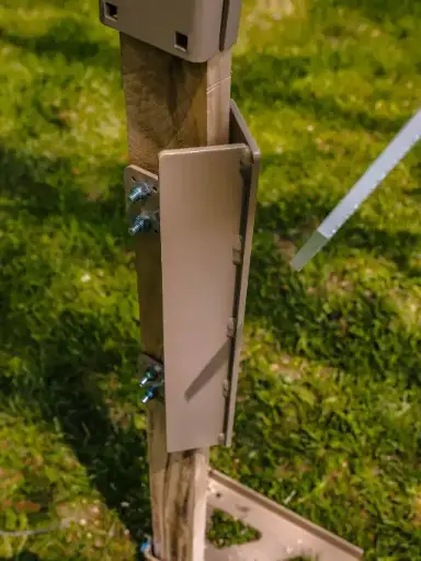 [2X4-18IN-POSTGUARD] AR500 Target 2X4 Post Protector