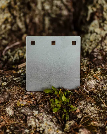 [GONG-38-8INCHSQUARE-3H] 8″ Square AR500 Gong