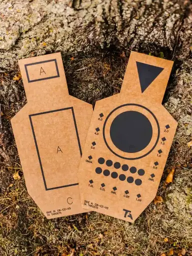 C Zone Cardboard Target